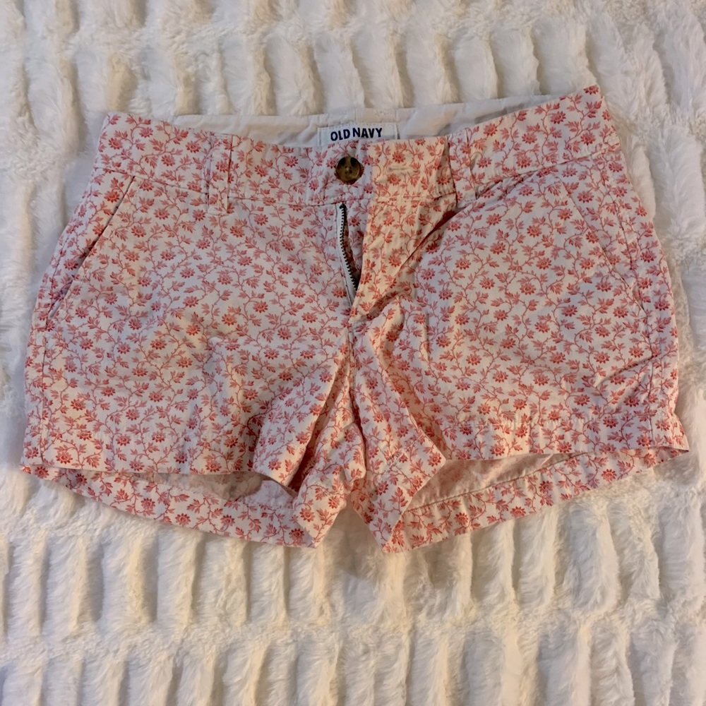 Flower print shorts